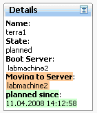 Screenshot of the Computer Details portlet
