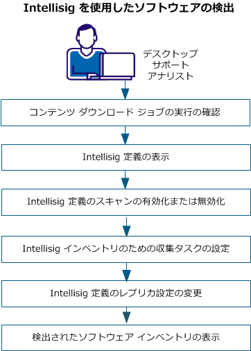 Intellisig を使用したソフトウェアの検出