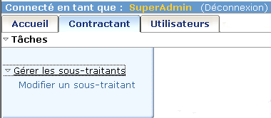 Catégorie Exemple de sous-traitant