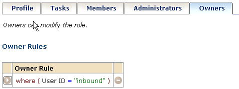 Capture d'écran de l'onglet Propriétaires
