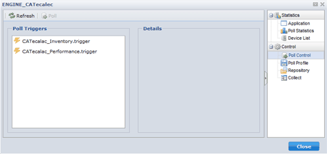 Web コンポーネントの詳細オプション - 制御オプション