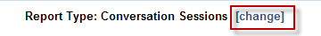 Use the Change link to select a different report type.