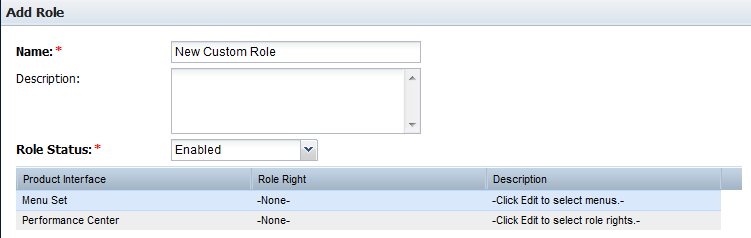You must manually add role rights to custom roles.