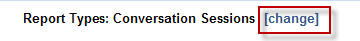 Use the Change link to select a different report type.