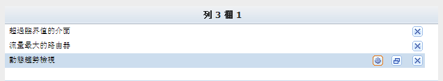 動態趨勢檢視可提供快速編輯選項。