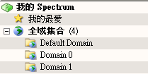 IP 網域全域集合會在 OneClick 中接收特別圖示。