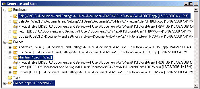 Generating and Building (2)