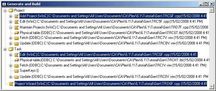 Generating and Building