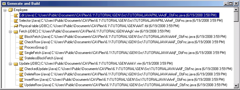 Regenerate the Function
