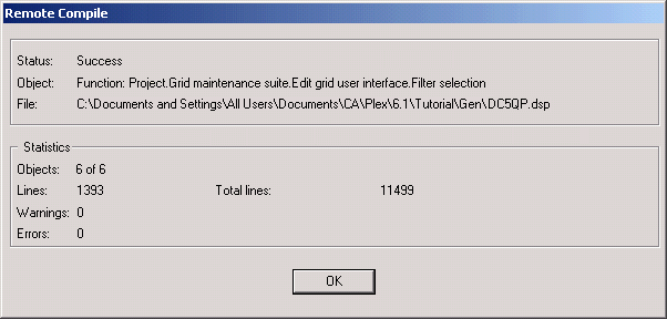 PLEX--Generating and Building the Project Entity (4)