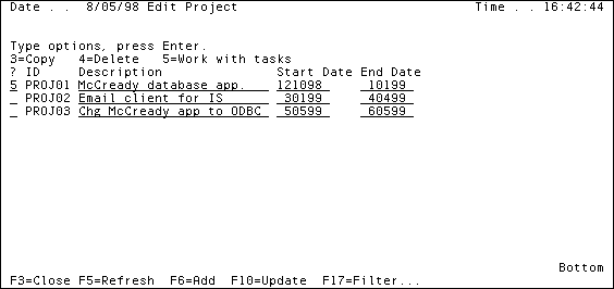 PLEX--Creating a Subfile Option