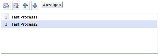 Sie können die Rangfolge ändern, indem Sie die Filter mit den Auf- und Abwärtspfeilen verschieben.