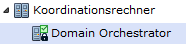 Sie konfigurieren Host-spezifische Einstellungen und zeigen physische Informationen für einen Koordinationsrechner im Knoten "Koordinationsrechner" an.