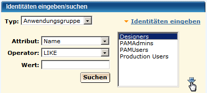 Suchen Sie nach "Designer", und wählen Sie die Option aus.