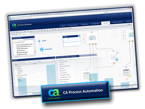 This graphic shows the Welcome page.
