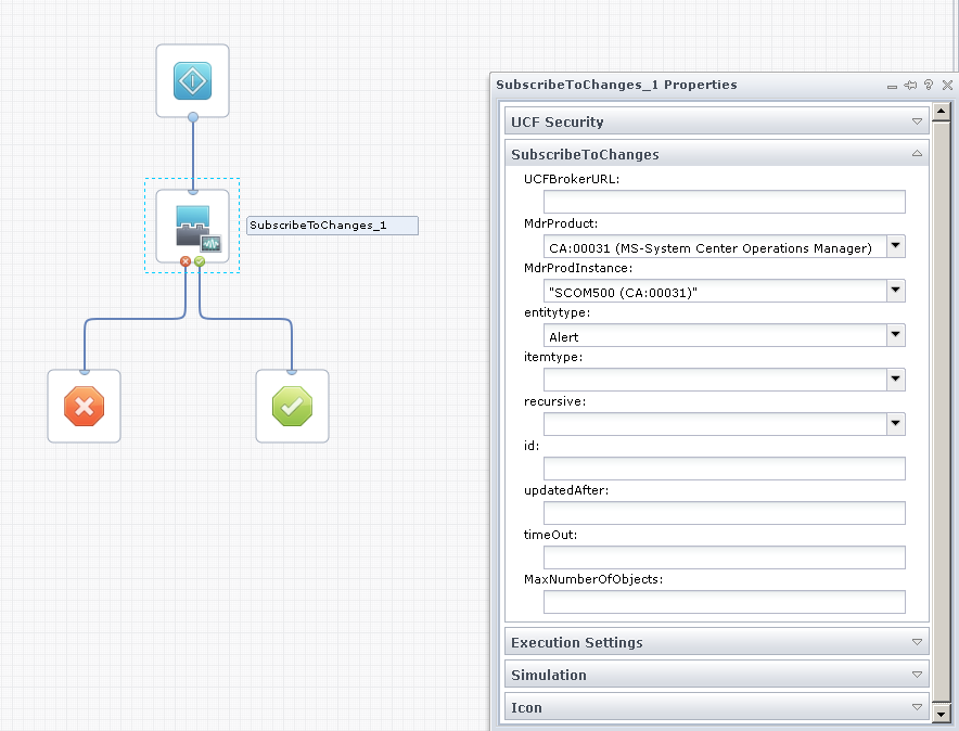 Example - Catalyst module; Subscribe to Changes operator