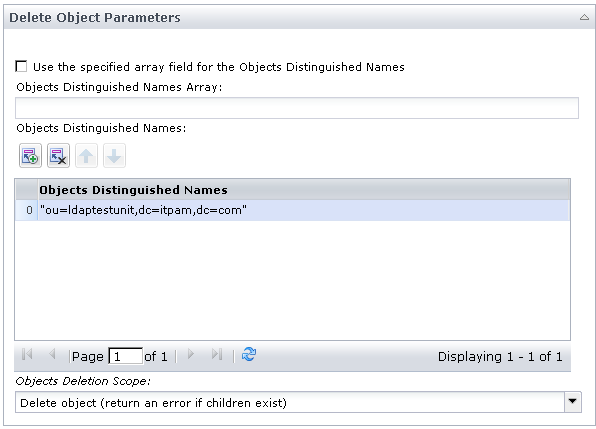 Delete a Single Object (Delete Object Operator)