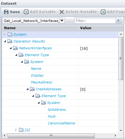 Example ValueMap: Network Interfaces and InetAddresses