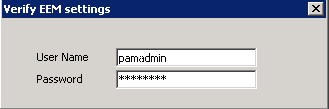 Enter a valid CA Process Automation user name and password defined to CA EEM.