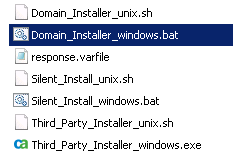 Select eh Domain_Installer file for your OS.