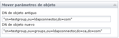Parámetros de entrada del operador Mover objeto