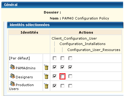 Cliquez sur la case à cocher Configuration de l'installation pour les concepteurs.