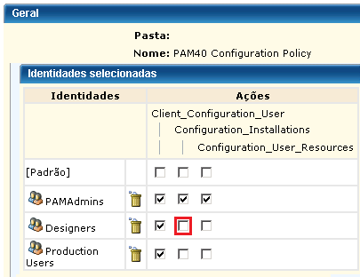 Clique na caixa de seleção Configuration_Installation para criadores.