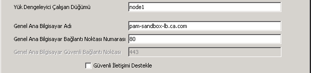 Yük dengeleyici çalışan düğümü genellikle node1 olur.