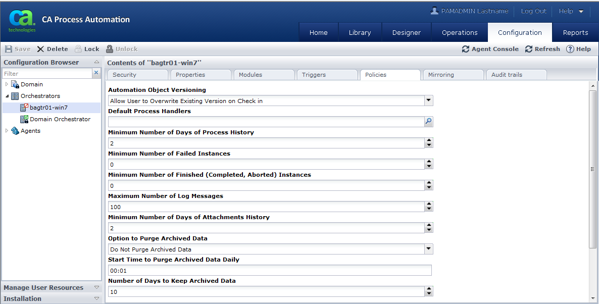 ConfigurationBrowserInstances