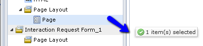 Displays the area to drag a page element to on a form (as close to border as possible)..