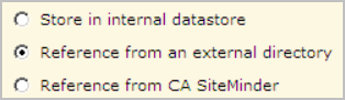 Select Reference from an external directtory