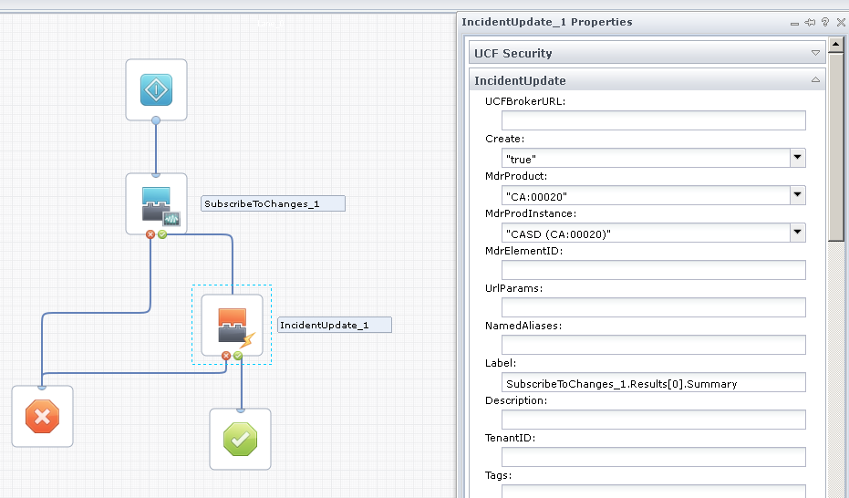 Catalyst module - Incident Update operator
