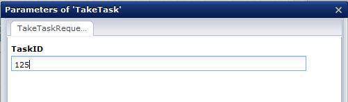 Catalyst CA Process Automation connector parameters for taking tasks.