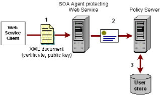 XML DSIG authentication data flow