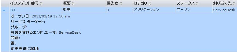 データ グリッドの展開された詳細