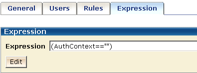 SM--AuthContext Attribute Dialog