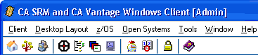 Windows Client Menus and Toolbar