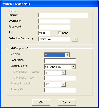 Apply Switch Credentials