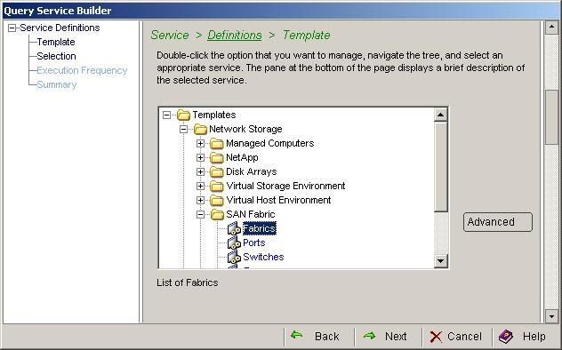 SAN Query Service Builder