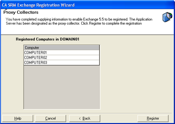 Exchange Wizard Proxy Collector