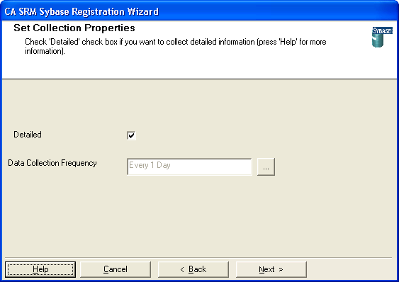 sybase reg collection