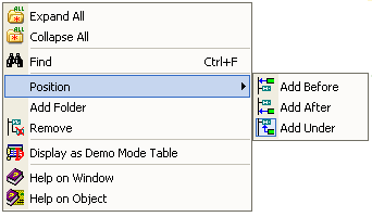 This illustration is a screen shot example of the customize Solution right-click Options menu.
