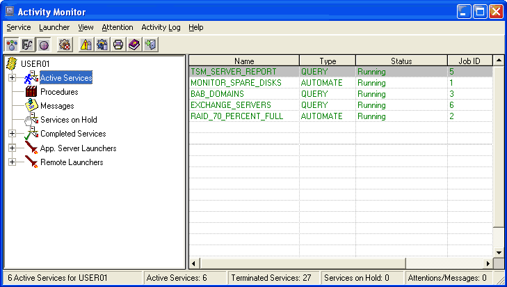 This illustration is a screen shot of the Activity Monitor.