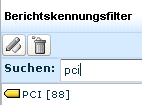 Berichtskennungsliste - zeigt die PCI-Kennung