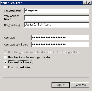 Neues Windows-Benutzerdialogfeld