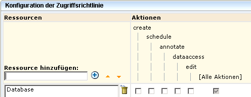 Die Gruppe "ArchivAdministrator" kann Datenbanken bearbeiten; darüber hinaus sind keine Funktionen für das Verwalten der Archivierung erforderlich.
