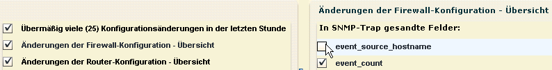 Heben Sie die Auswahl von Feldern einer ausgewählten Abfrage auf, wenn Sie diese unterdrücken möchten.
