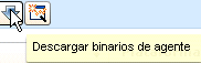 Botón Descargar binarios de agente