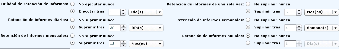 Asegúrese de ejecutar la utilidad con la suficiente frecuencia como para cumplir con las políticas de retención.