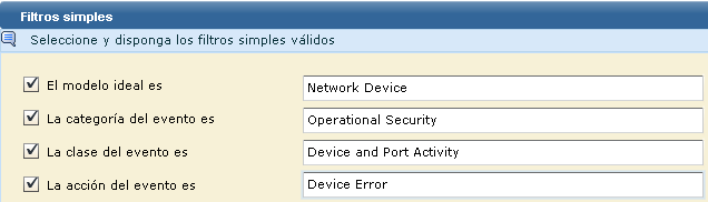 Error de dispositivo
